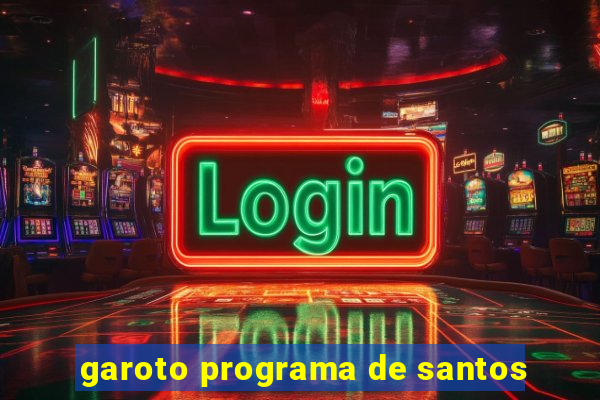 garoto programa de santos